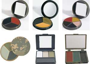 Military Army Camouflage Cosmetic COMPACT FACE PAINT  