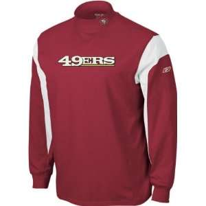 San Francisco 49ers  Red  2008 Ground Control Long Sleeve Coaches 