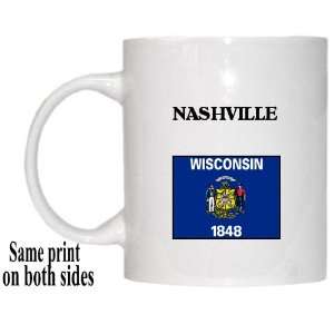  US State Flag   NASHVILLE, Wisconsin (WI) Mug Everything 