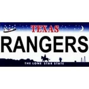 Texas State Background License Plates   Rangers Plate Tag Tags auto 
