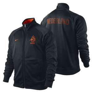 Nike Holland   Netherlands EURO 2012 TR Soccer Jacket Brand New Black 