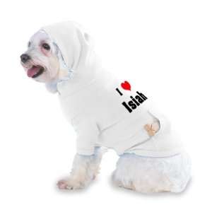   Isiah Hooded T Shirt for Dog or Cat X Small (XS) White