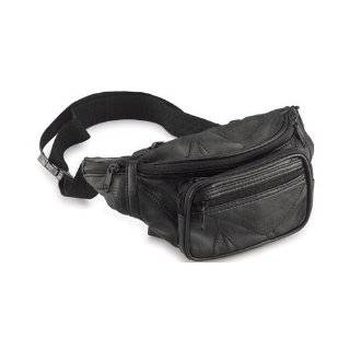Maxam Italian Stone Design Genuine Lambskin Leather Belt Bag by Maxam