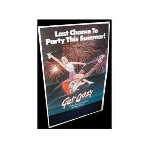  Get Crazy Folded Movie Poster 1983 