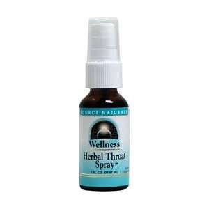  SOURCE NATURALS Wellness Herbal Throat Spray 1 OZ Health 