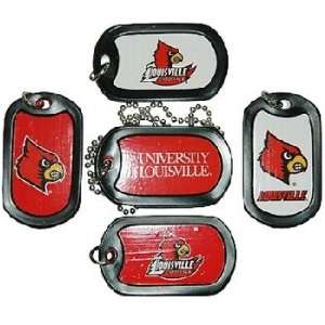   University Of Louisville Jewelry Necklace Dogtags Case Pack 36 Sports