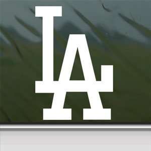  Los Angeles Dodgers White Sticker MLB Laptop Vinyl Window 