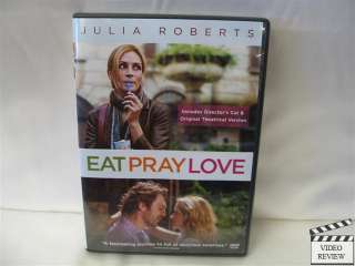 Eat Pray Love (DVD, 2010, Theatrical Version/Extende 043396362338 