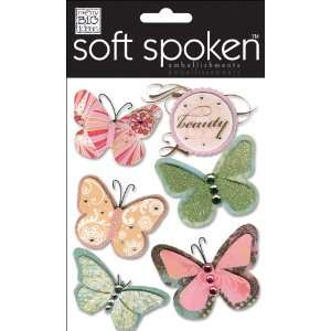  Fashion District Soft Spoken Embellishments Butterflies 