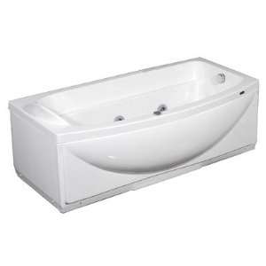    Whirlpool Bath Tub in White Drain Location Right