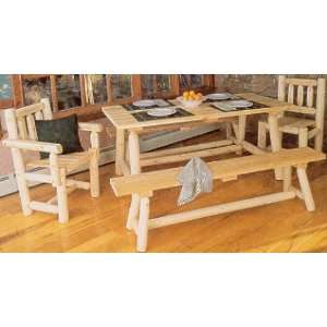  Rustic Natural Cedar Furniture Company® 6 Straight Bench 