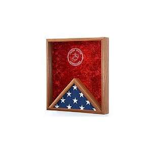  Marine Corps Flag & Medal Display Case 