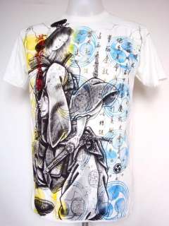 Emperor Eternity Geisha Yacuza Samurai Sword T Shirt L  