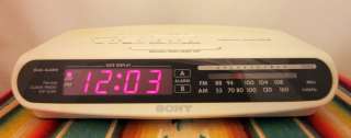 Vintage Sony Dream Machine Alarm Clock Radio ICF C370  