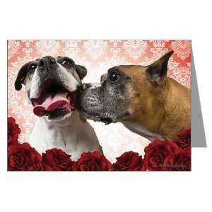  Kissing Boxers Boxer Greeting Cards Pk of 10 by  