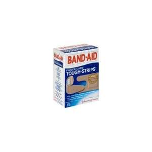  Band Aid Bandages Tough Strips Finger Care, 15 count (Pack 