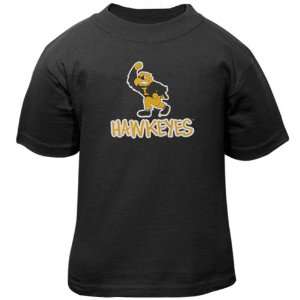  NCAA Iowa Hawkeyes Toddler Baby Mascot T Shirt   Black 