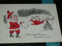 Hector Toe Blake Autographed Christmas Card*Deceased  
