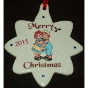   Andy Gift Ceramic Star DATED 2011 Christmas Ornament