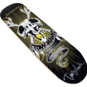  Tony Hawk Autographed Black And Yellow Full Skull With Tongue 