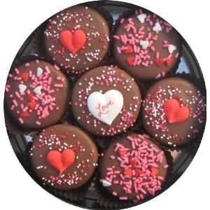 Olde Naples Chocolate Valentines Day Love Milk Chocolate Oreo Cookie 