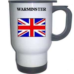  UK/England   WARMINSTER White Stainless Steel Mug 