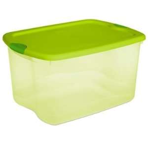  66 Quart Green Glaze Storage Box by Sterilite