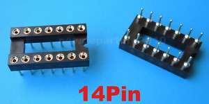 170pcs New 14 Pin Round DIP IC Socket Adapter  