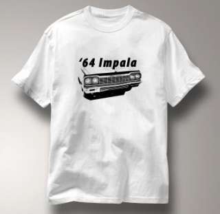 Chevy Impala 1964 Classic Chevrolet Car Auto T Shirt XL  