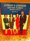   Doll Book Tom Tierney President Lyndon Johnson & Family Uncut RARE