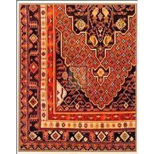  Middle Eastern Rug III by Unknown 20x23