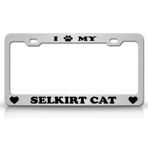  I PAW MY SELKIRT Cat Pet Animal High Quality STEEL /METAL 