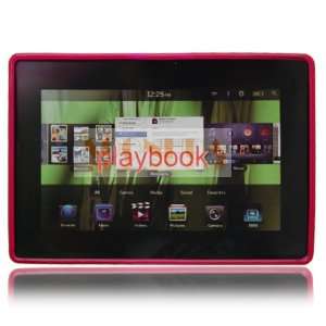   Red Skin Case Cover for Blackberry Playbook  Players & Accessories