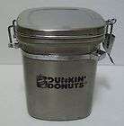 Dunkin Donuts Coffee Canister Jar w Measuring Spoon  