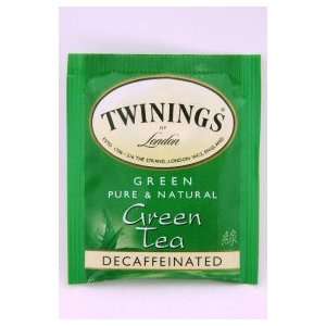 Twinings of London Green Tea Decaffeinated (Box of 20)  