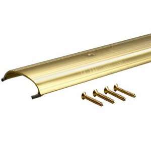   72 Inch TH008 Low Dome Top Threshold, Brite Dip Gold