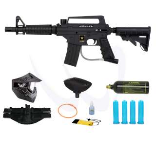   US Army Alpha Black Tactical Paintball Marker Swat Package 7271  