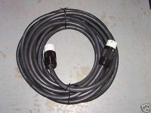 50 AMP 50 FT 6/3 8/1 RUBBER CORD { WITH MARINCO ENDS }  