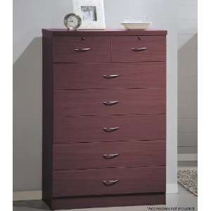  7 Drawer Chest Mahogany Color