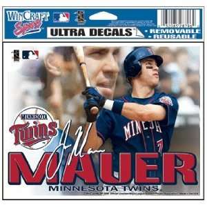  MLB Joe Mauer Window Cling *SALE*