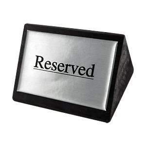  Reserved Tabletop Wood Block Sign