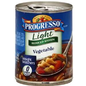 Progresso Light Reduced Sodium Vegetable Soup   12 Pack  