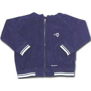St. Louis Rams Ladies Terry Cloth Hooded Jacket  Sports 