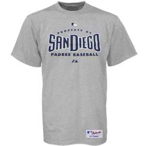   Majestic San Diego Padres Ash Road Property T shirt