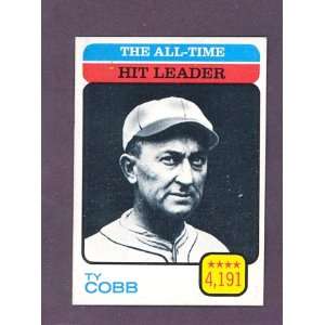  1973 Topps # 471 Ty Cobb All Time Hit Leader Athletics (NM 