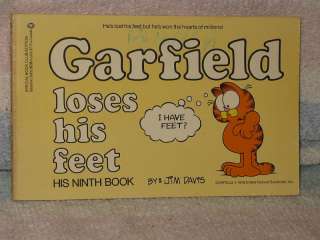 Garfield  Jim Davis  1st Edition  His Ninth Book 1984  