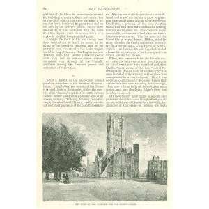  1887 Ely Cathedral in England illustrated 