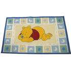 Korhani Disney Winnie the Pooh Sleeping 22x35 Rug in Blue