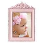 Burnes of Boston 540057 Baby Royal Picture Frame, Pink, 5 by 7 Inch