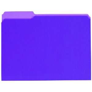   Tab, Letter Size, Purple, 100 Folders Per Box (11283)